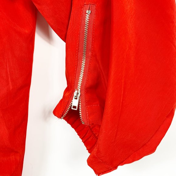 New Look 2X Red Pants Elastic Band Athletic Zipper - Picture 6 of 8